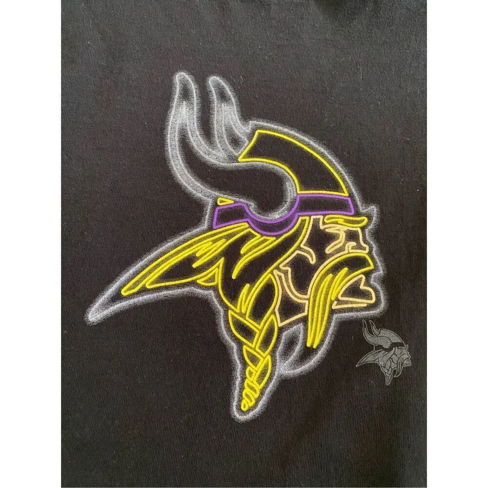 Majestic Minnesota Vikings Long Sleeve T Shirt Mens Med Football Nfl Sports